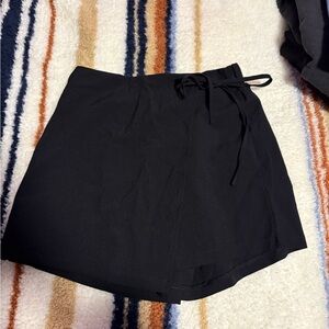 SHEIN Black Wrap Skirt